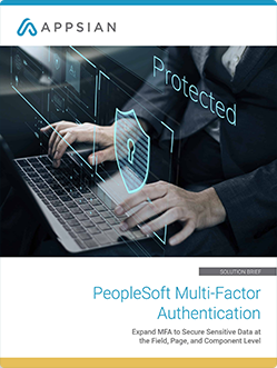 PeopleSoft Multi-Factor Authentication