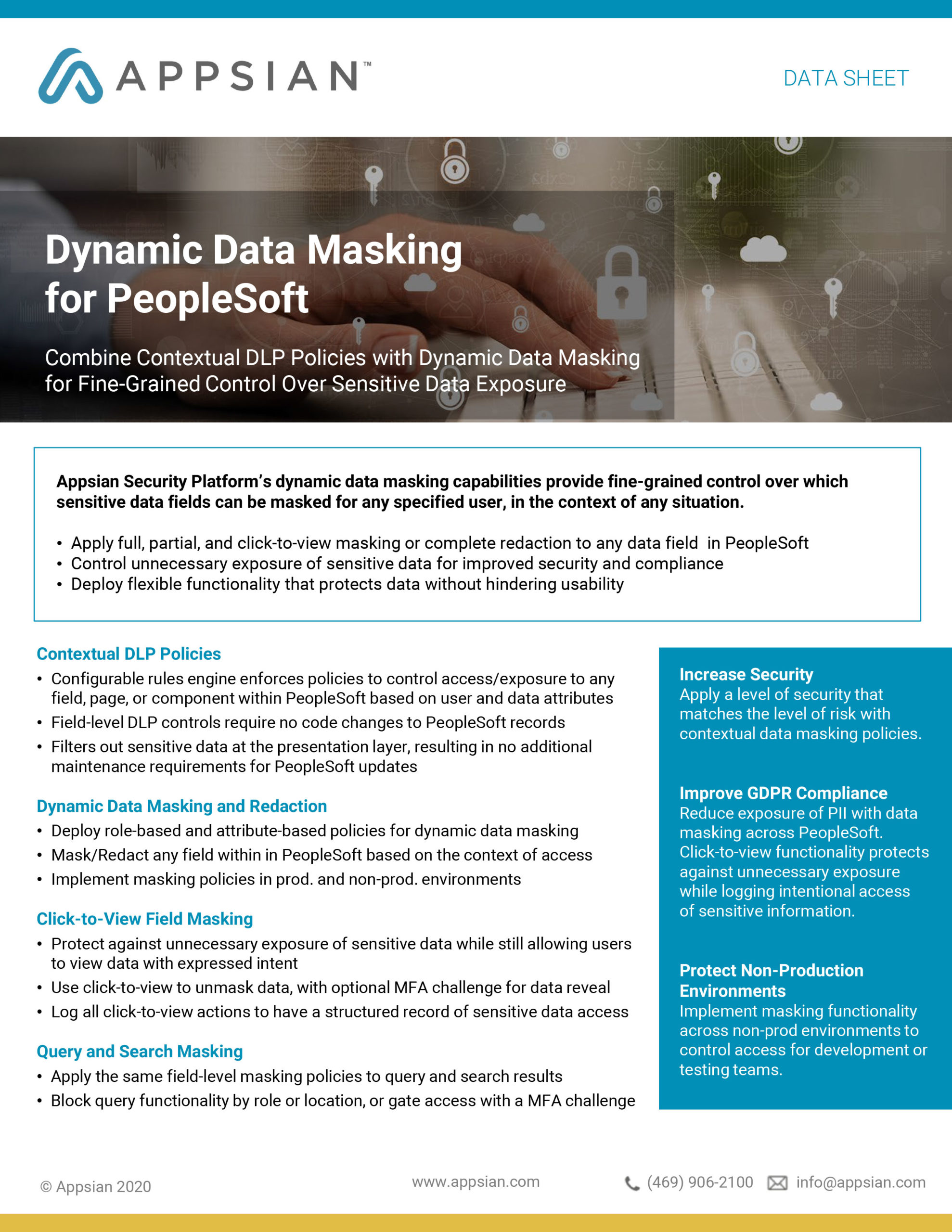 Dynamic Data Masking for PeopleSoft