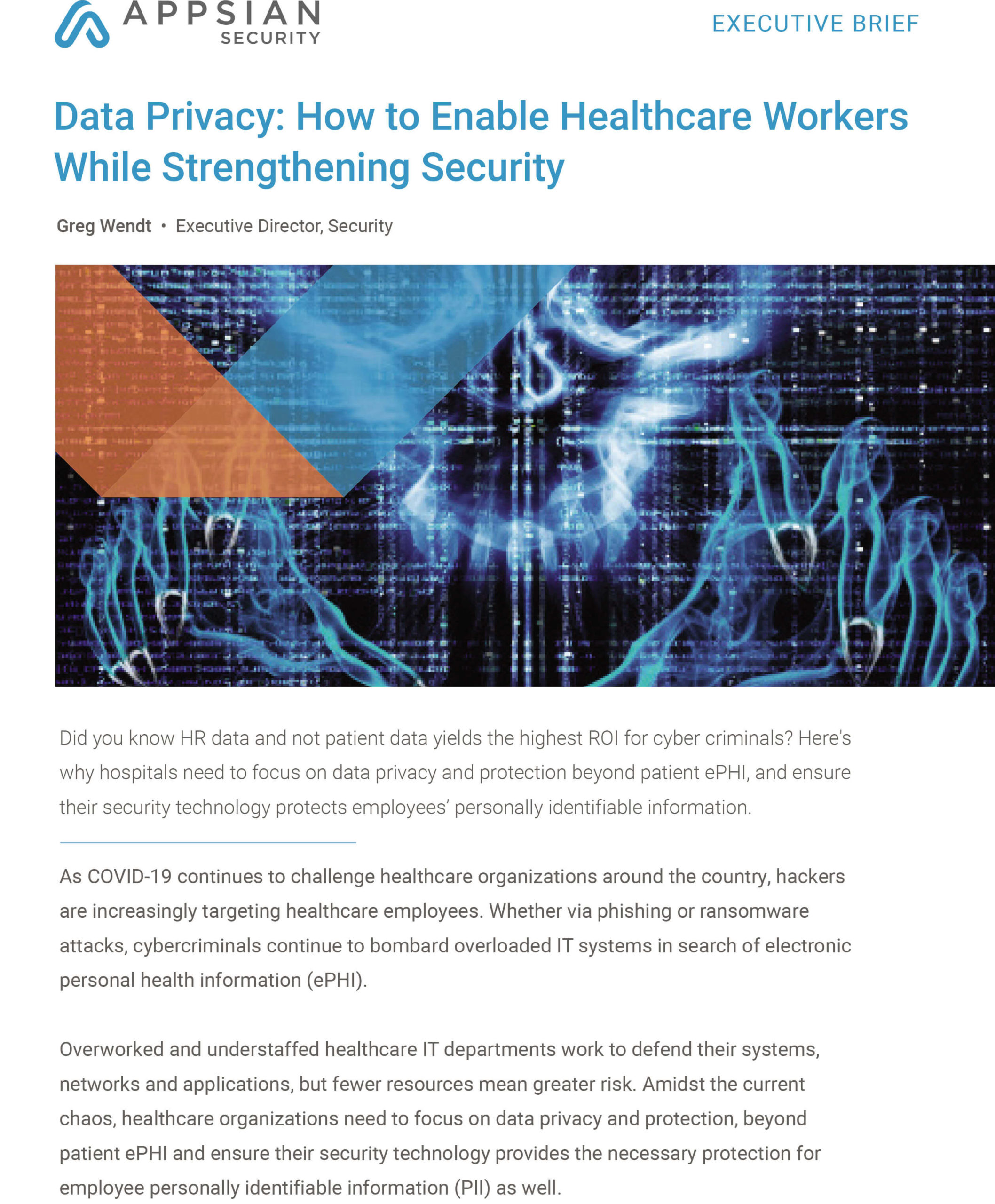 Data Privacy: How to Enable Healthcare Workers While Strengthening Security