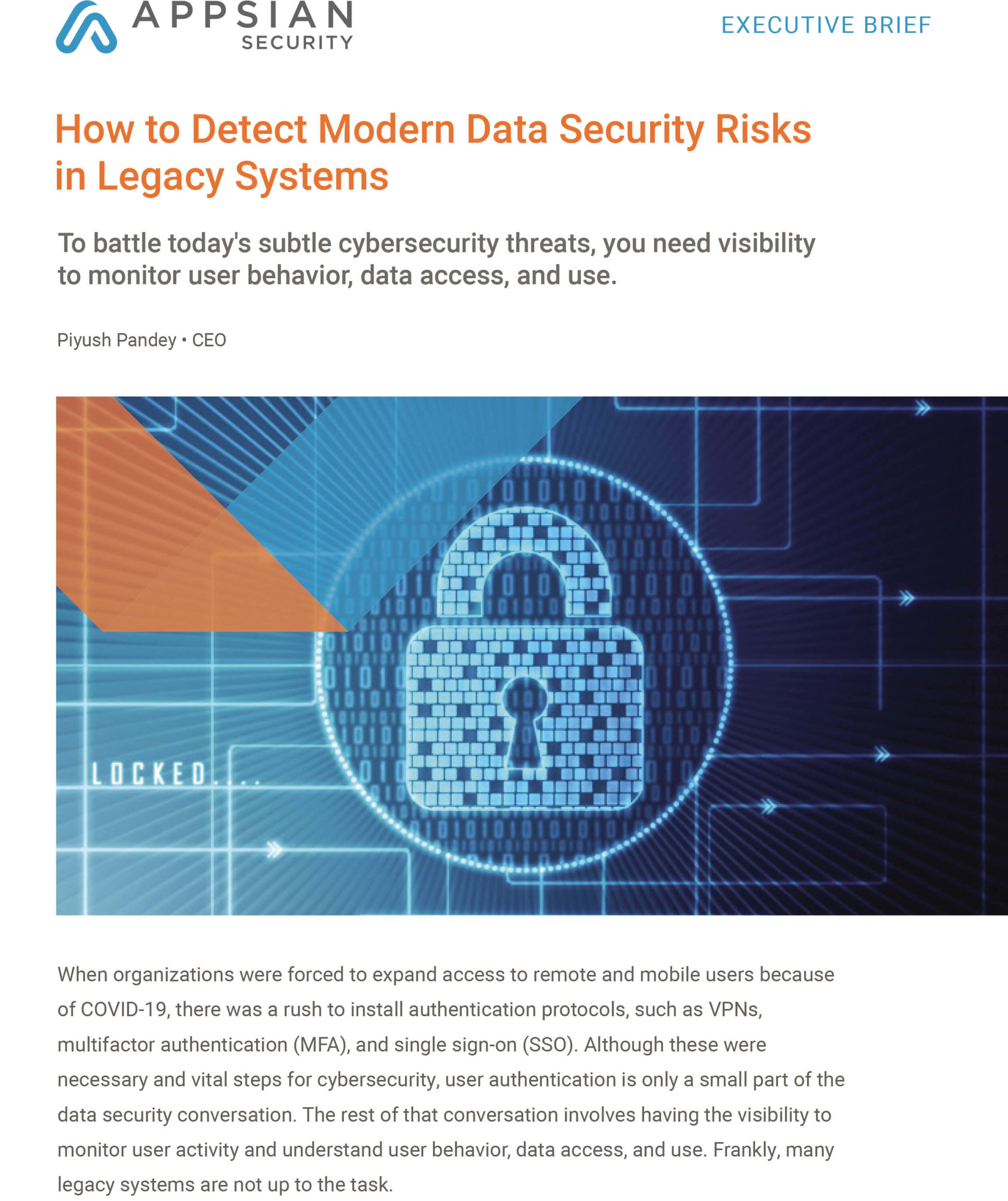 How to Detect Modern Data Security Risks in Legacy Systems
