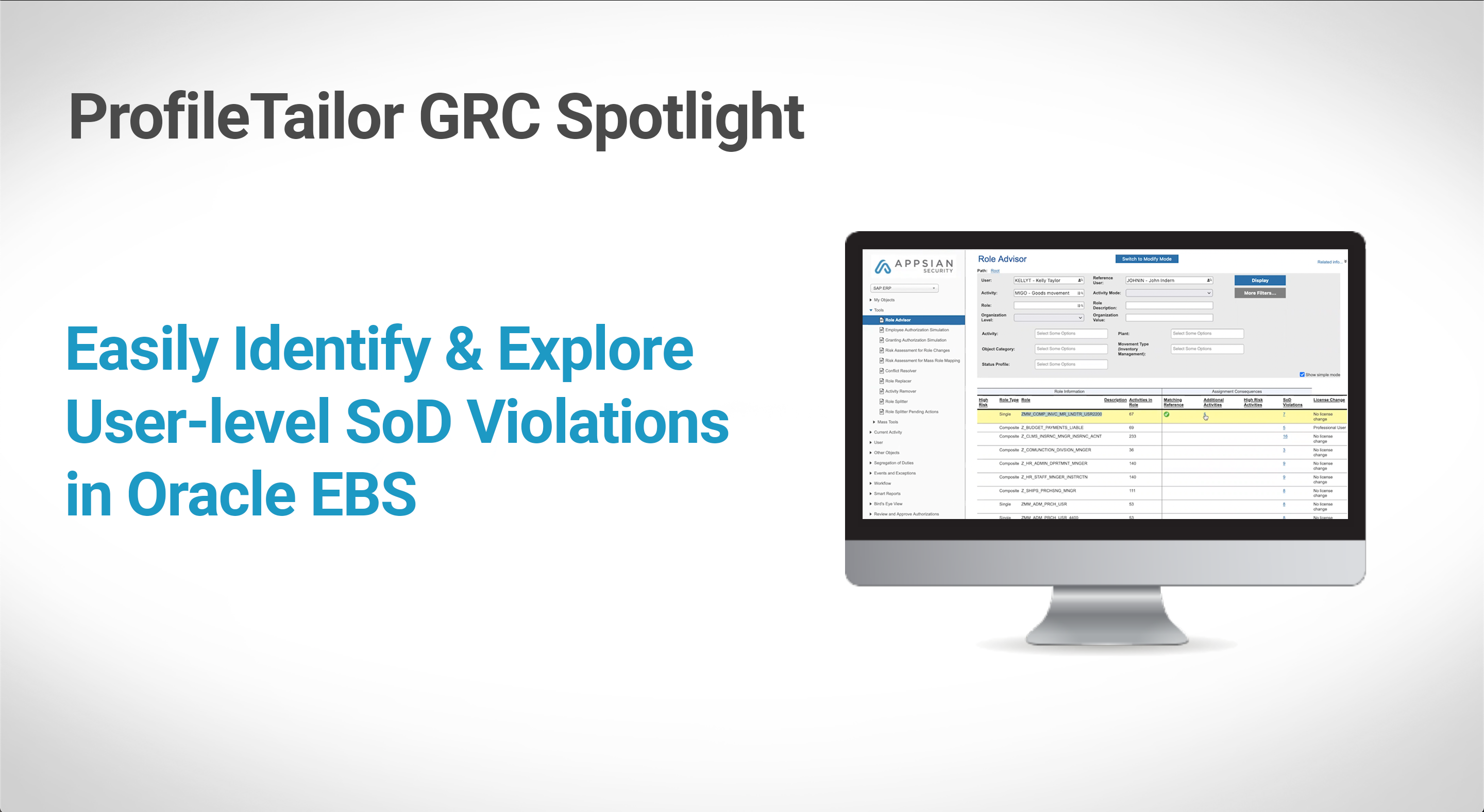 Resolve user-level SoD Violations in Oracle EBS